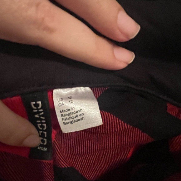 H&M Flannel w/hood - Picture 4 of 4